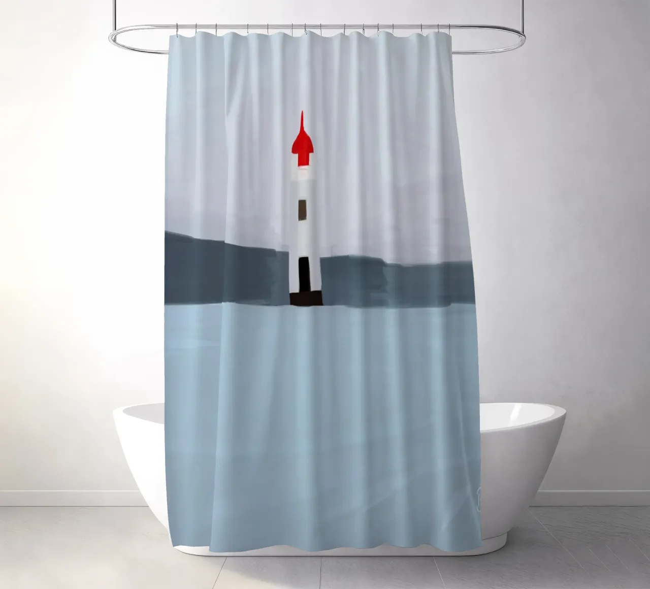 Flowing Patterns Duschvorhang von Mike Leymi