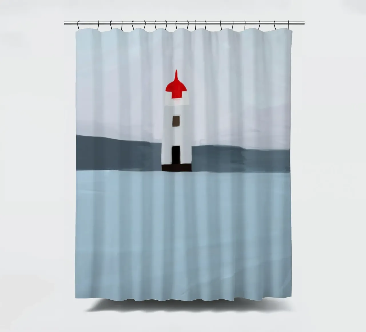 Flowing Patterns Duschvorhang von Mike Leymi