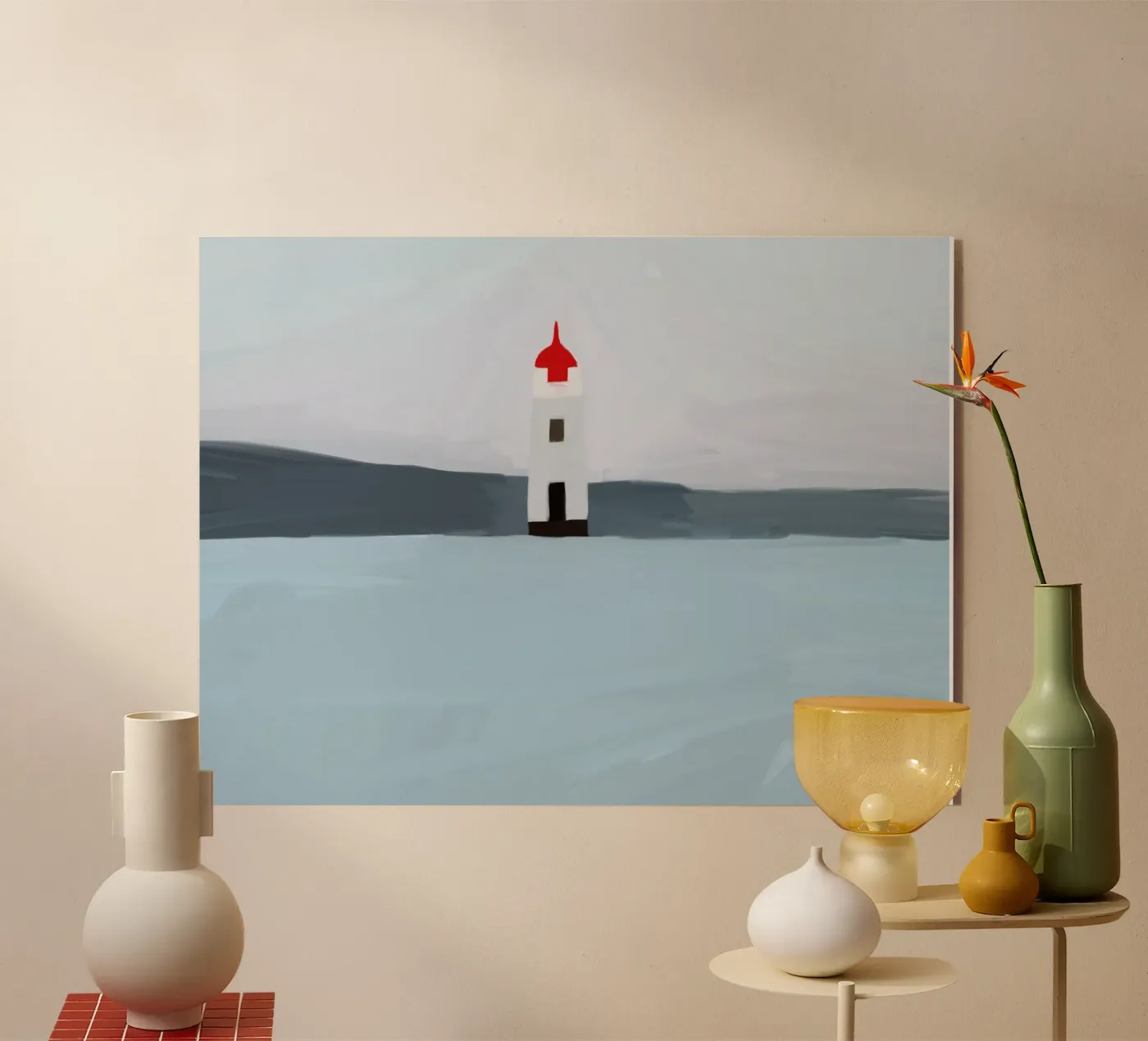 Flowing Patterns acryl van Mike Leymi