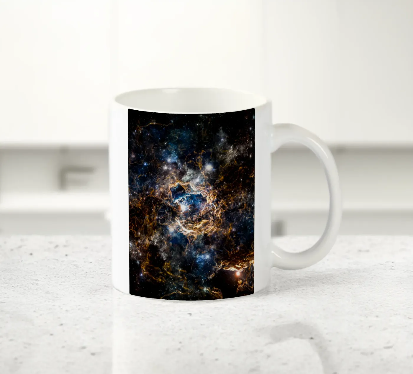 Interstellis ceramic mug by Stellar Dream Art