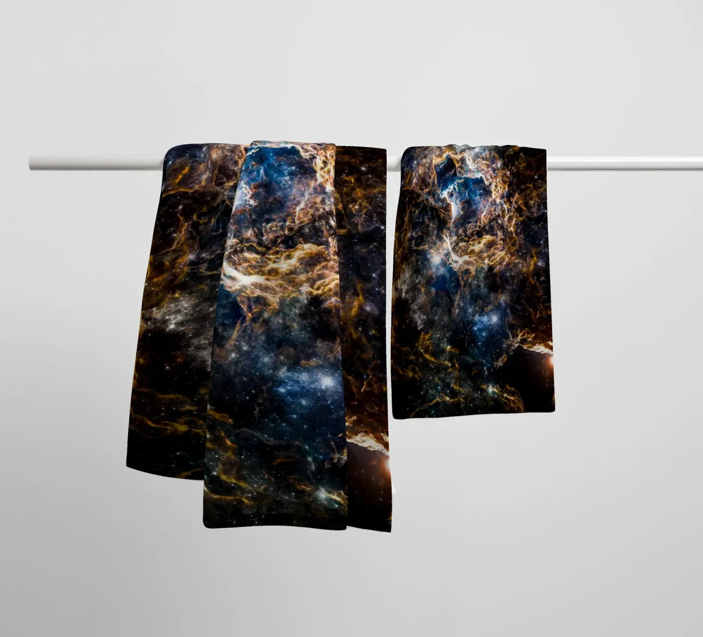 Interstellis badhanddoek van Stellar Dream Art