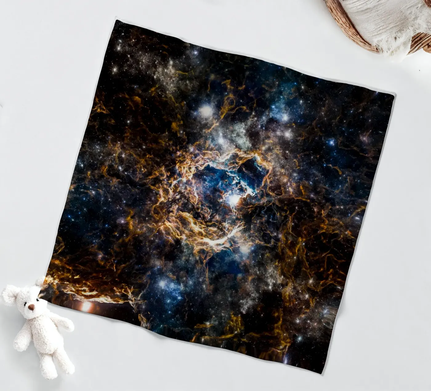 Interstellis Fleecedecke von Stellar Dream Art