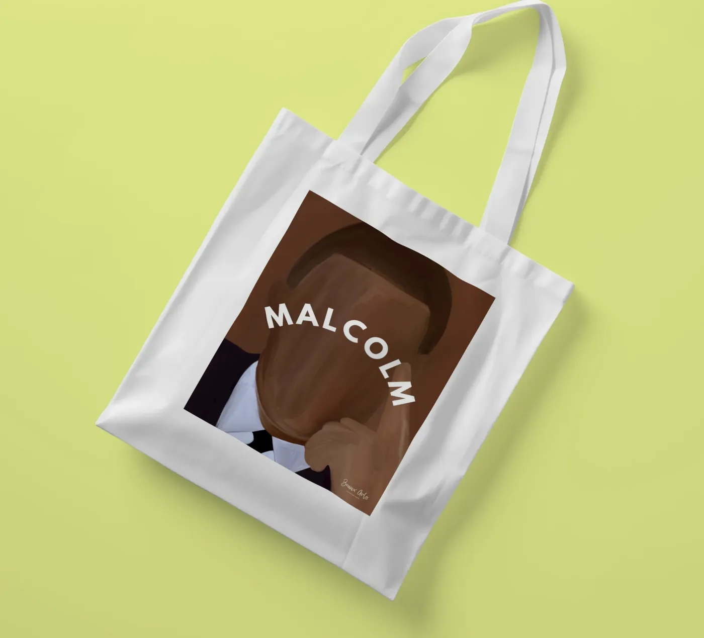 Malcolm's Reflection tote bag by Mathudace Créas