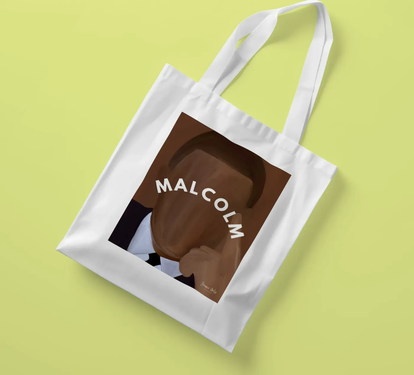 Malcolm's Reflection tote bag by Mathudace Créas