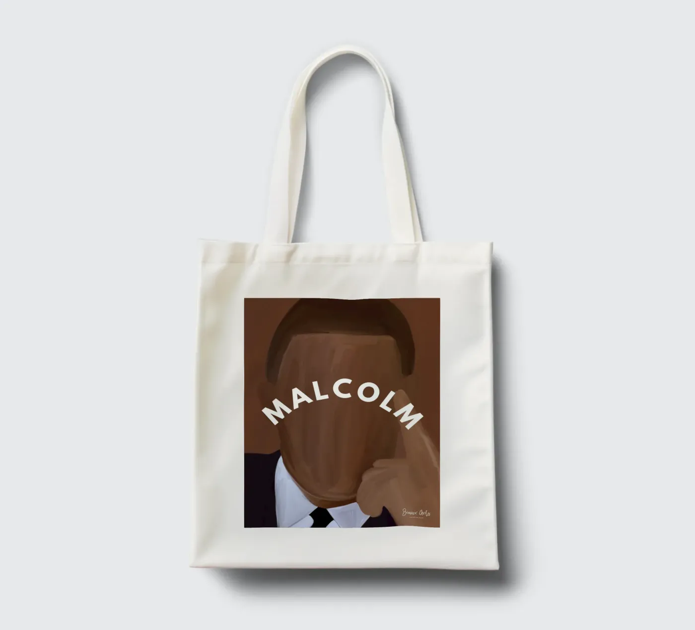 Malcolm's Reflection tote bag by Mathudace Créas