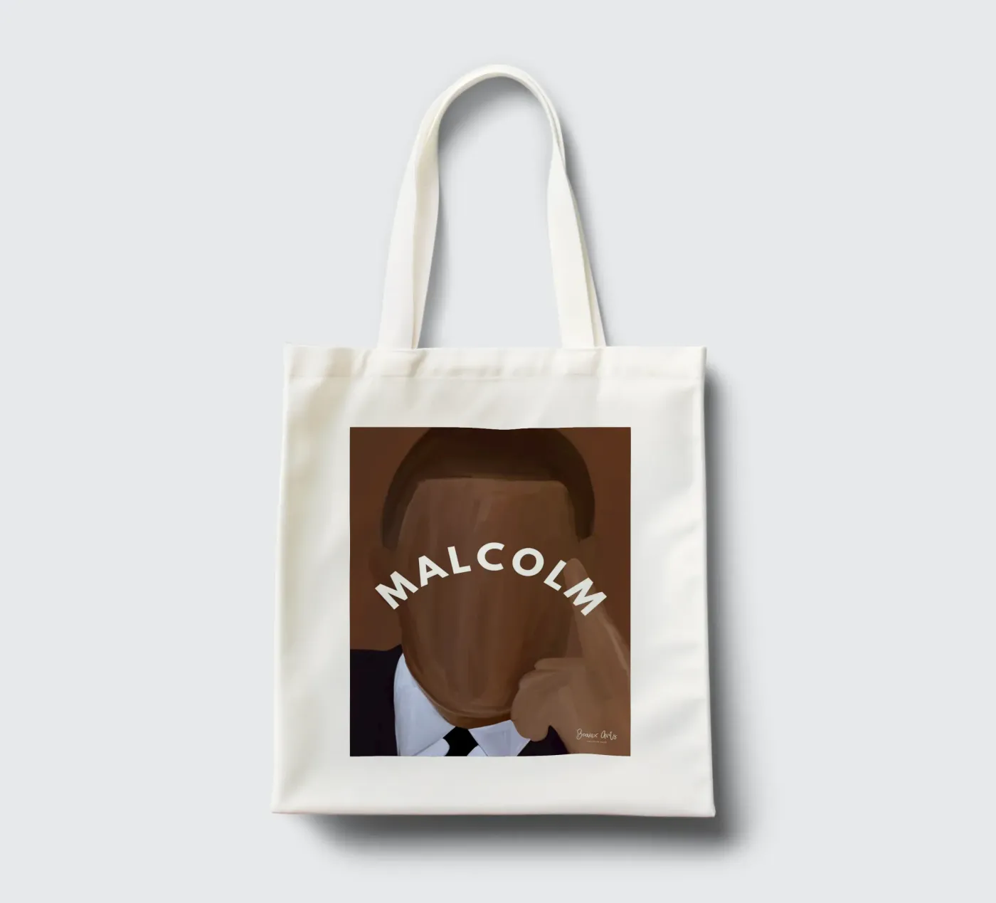Malcolm's Reflection tote bag by Mathudace Créas