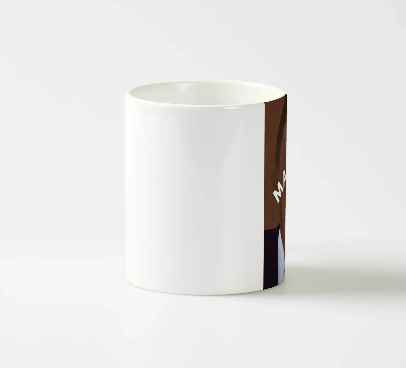 Malcolm's Reflection ceramic mug by Mathudace Créas