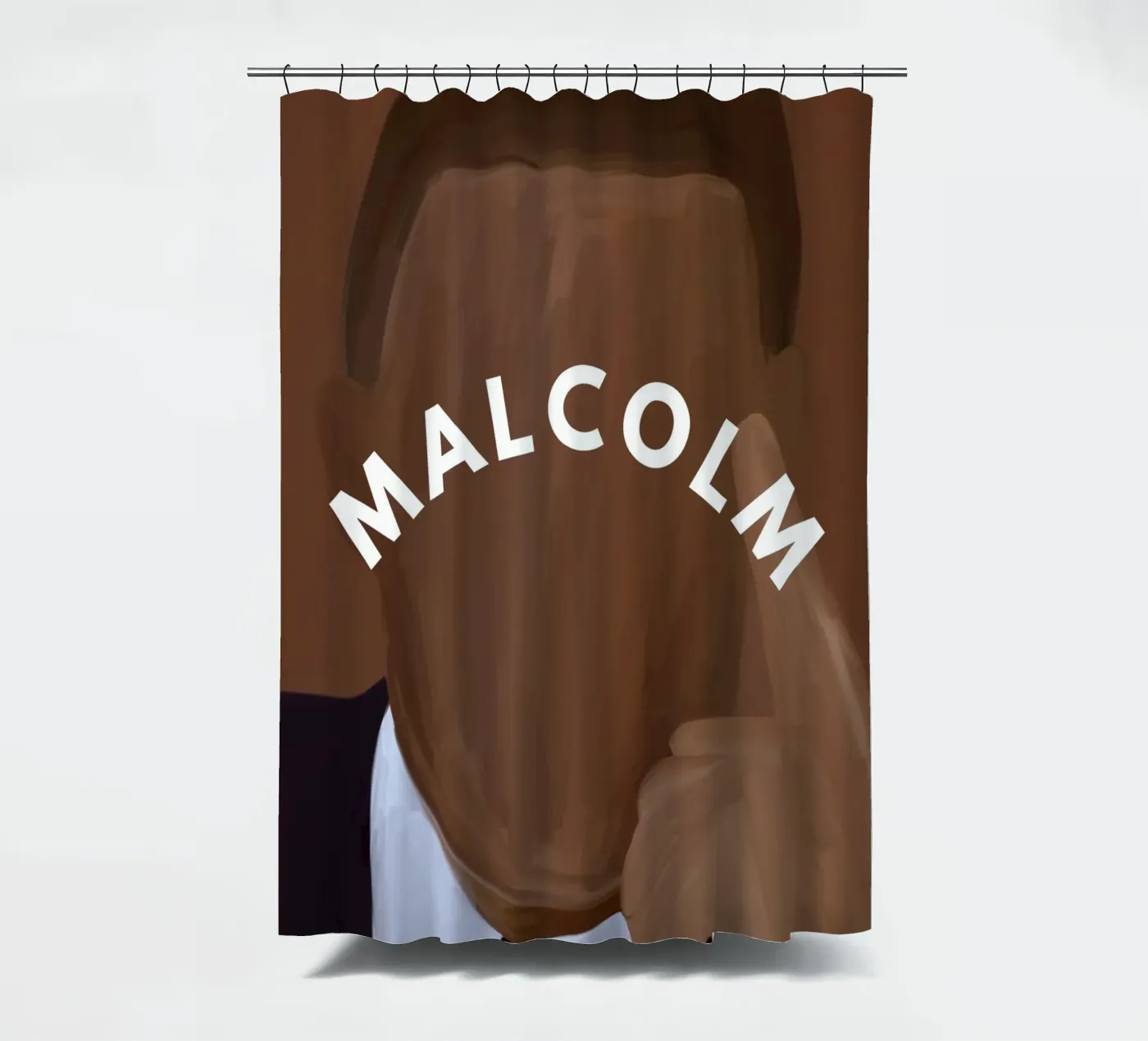 Malcolm's Reflection douchegordijn van Mathudace Créas