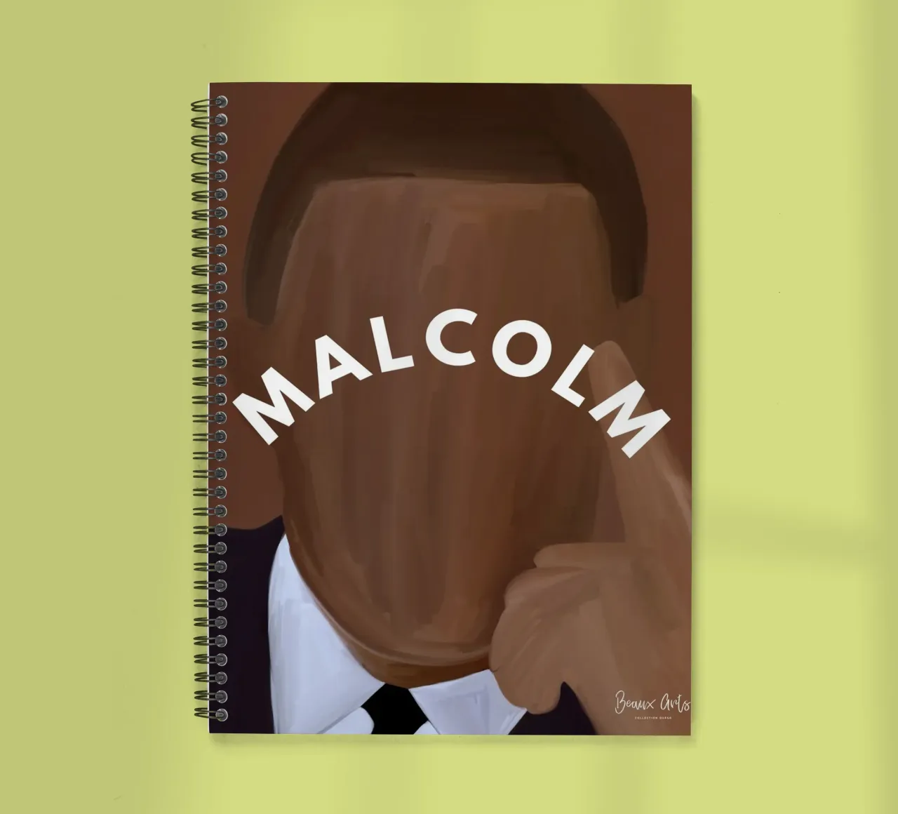 Malcolm's Reflection diario ad anelli da Mathudace Créas