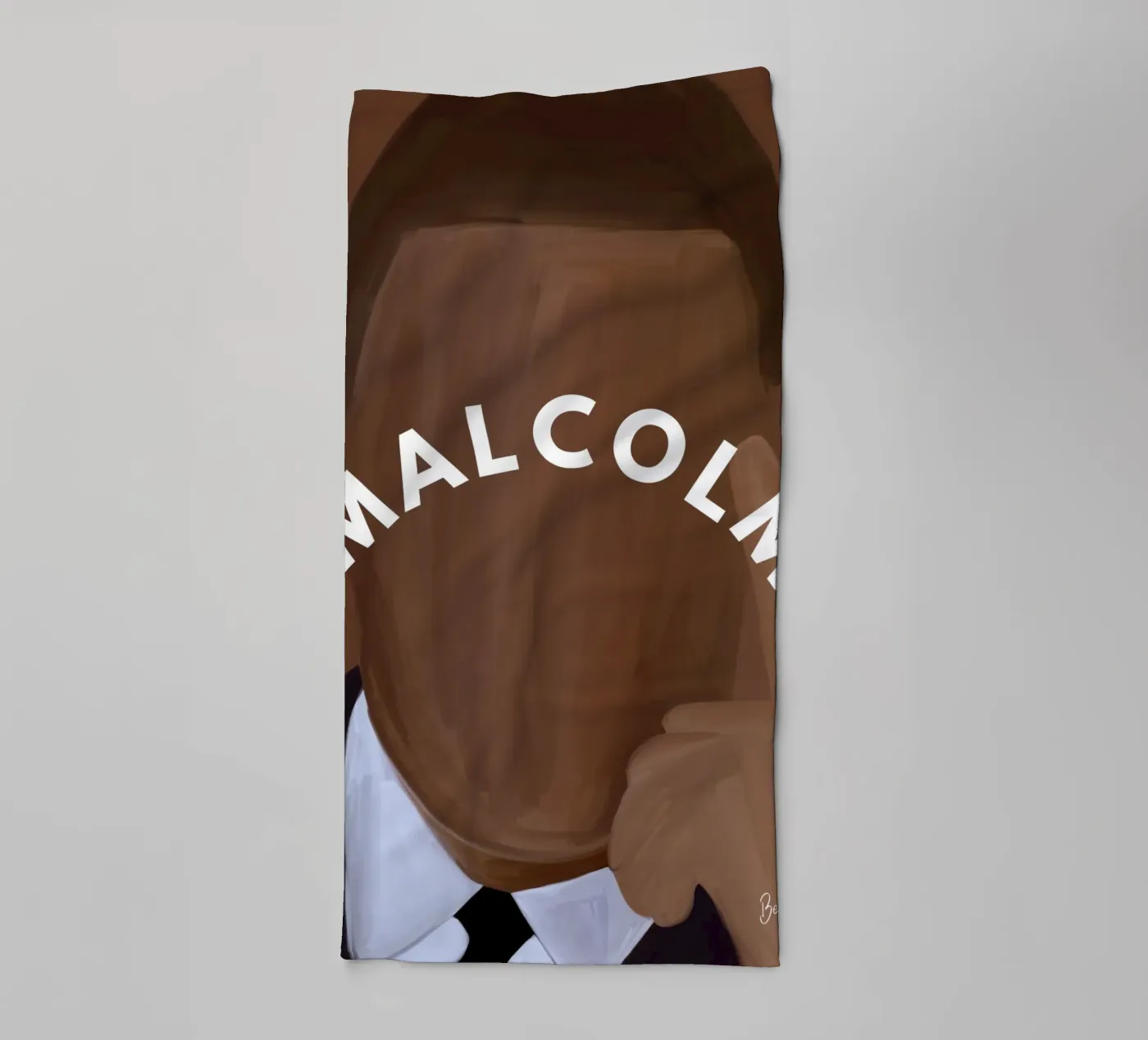 Malcolm's Reflection towel by Mathudace Créas