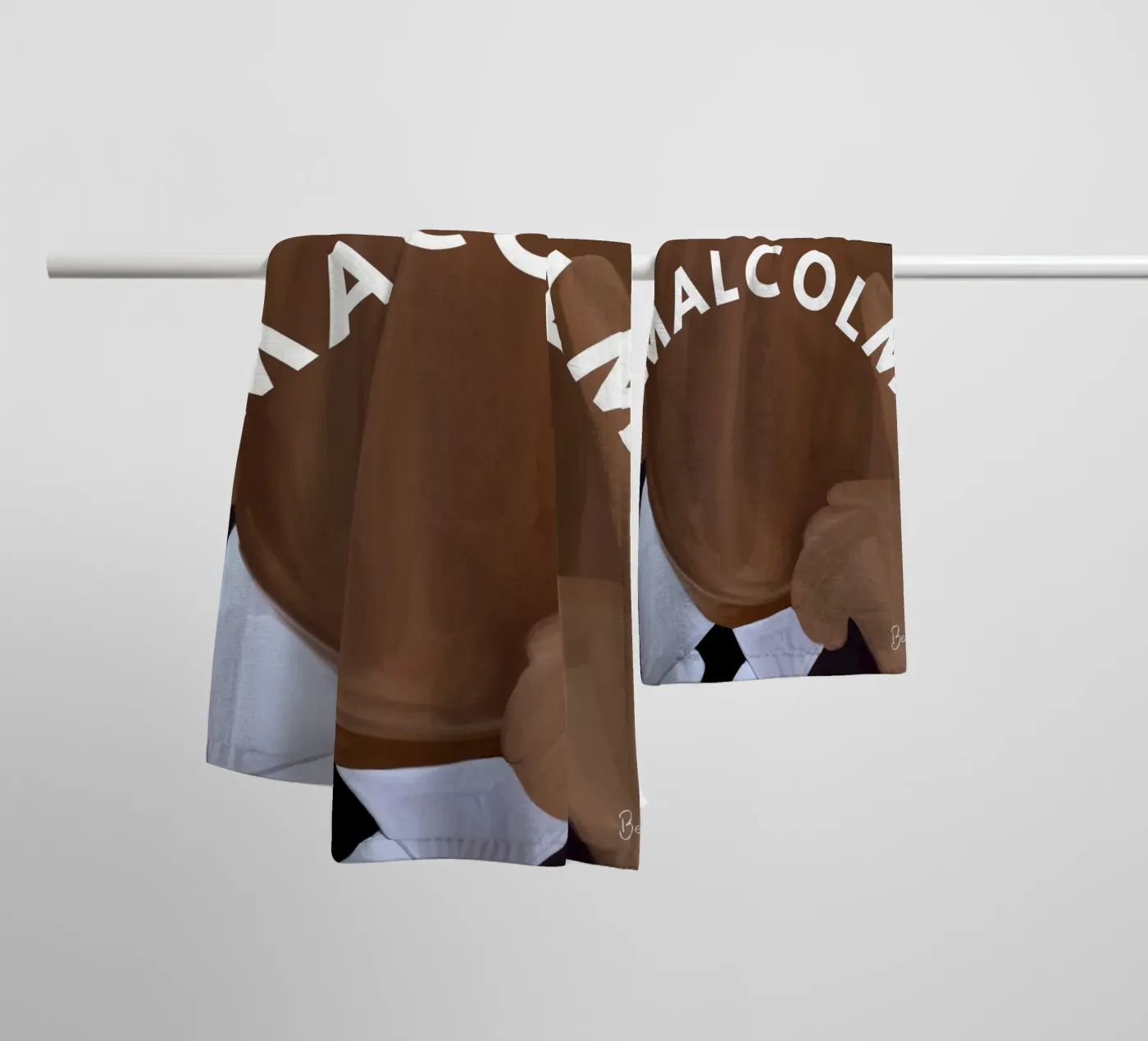 Malcolm's Reflection towel by Mathudace Créas