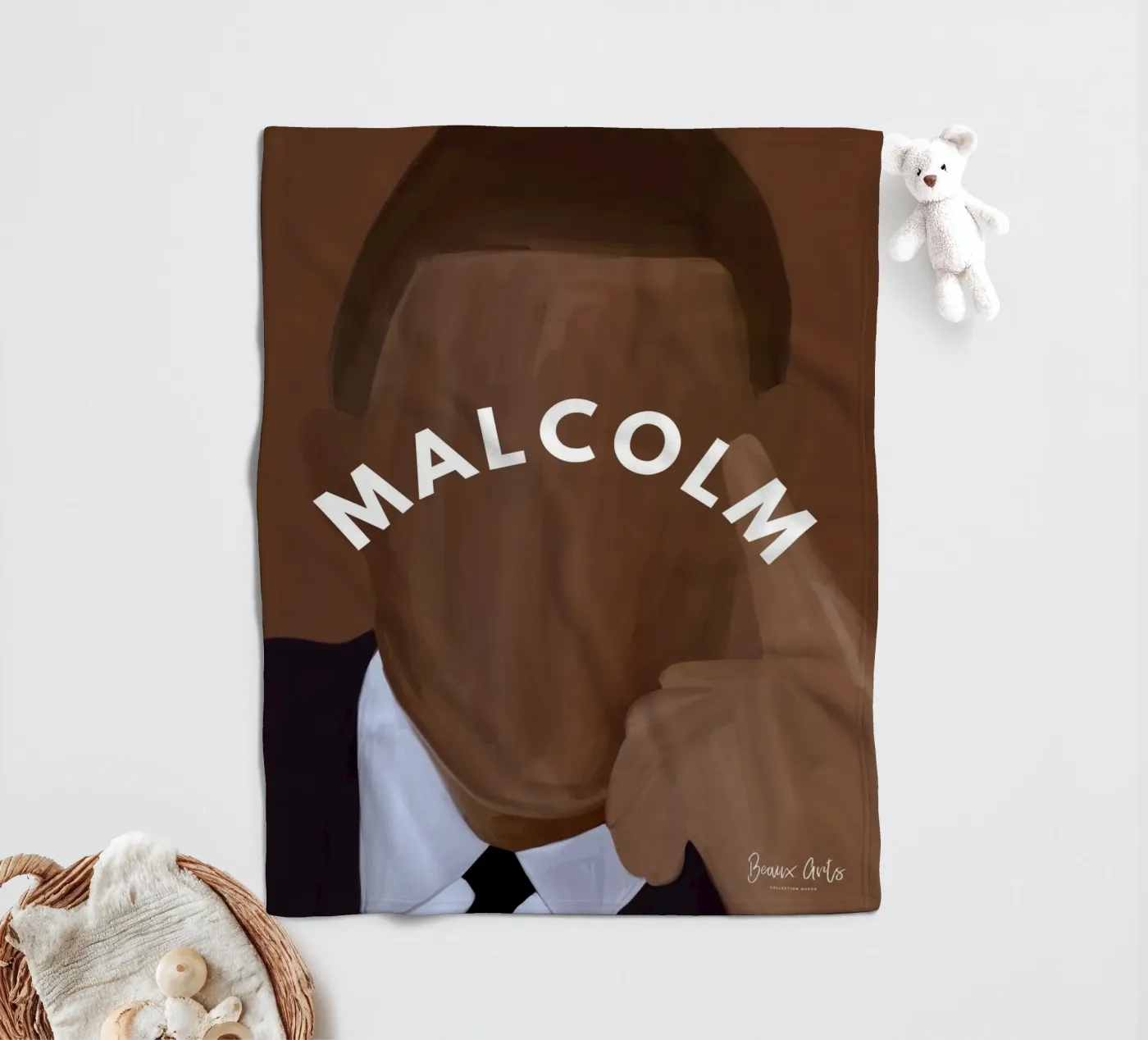Malcolm's Reflection fleecedeken van Mathudace Créas