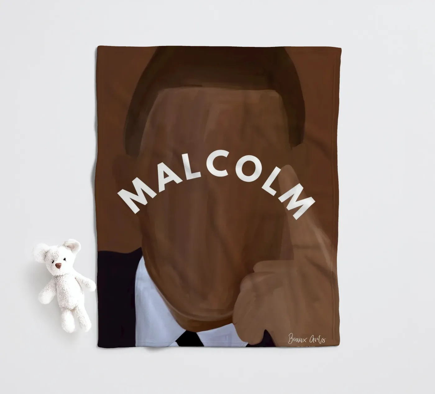 Malcolm's Reflection Fleecedecke von Mathudace Créas