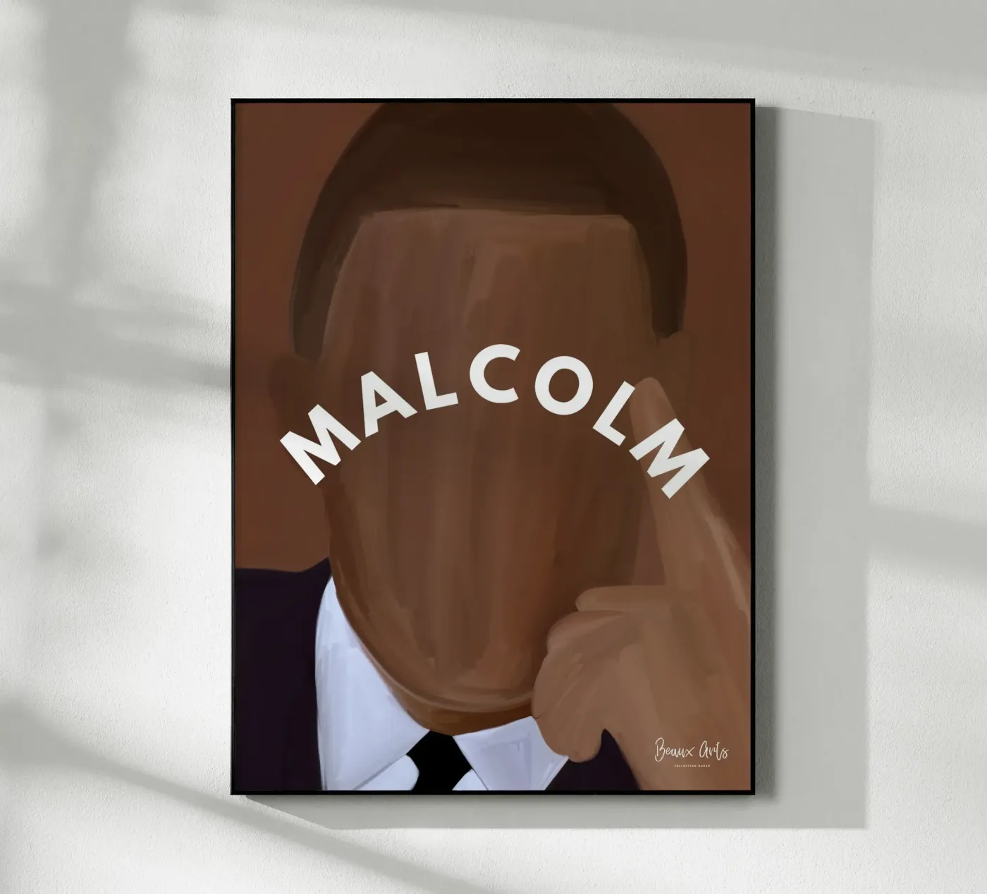 Malcolm's Reflection acryl van Mathudace Créas