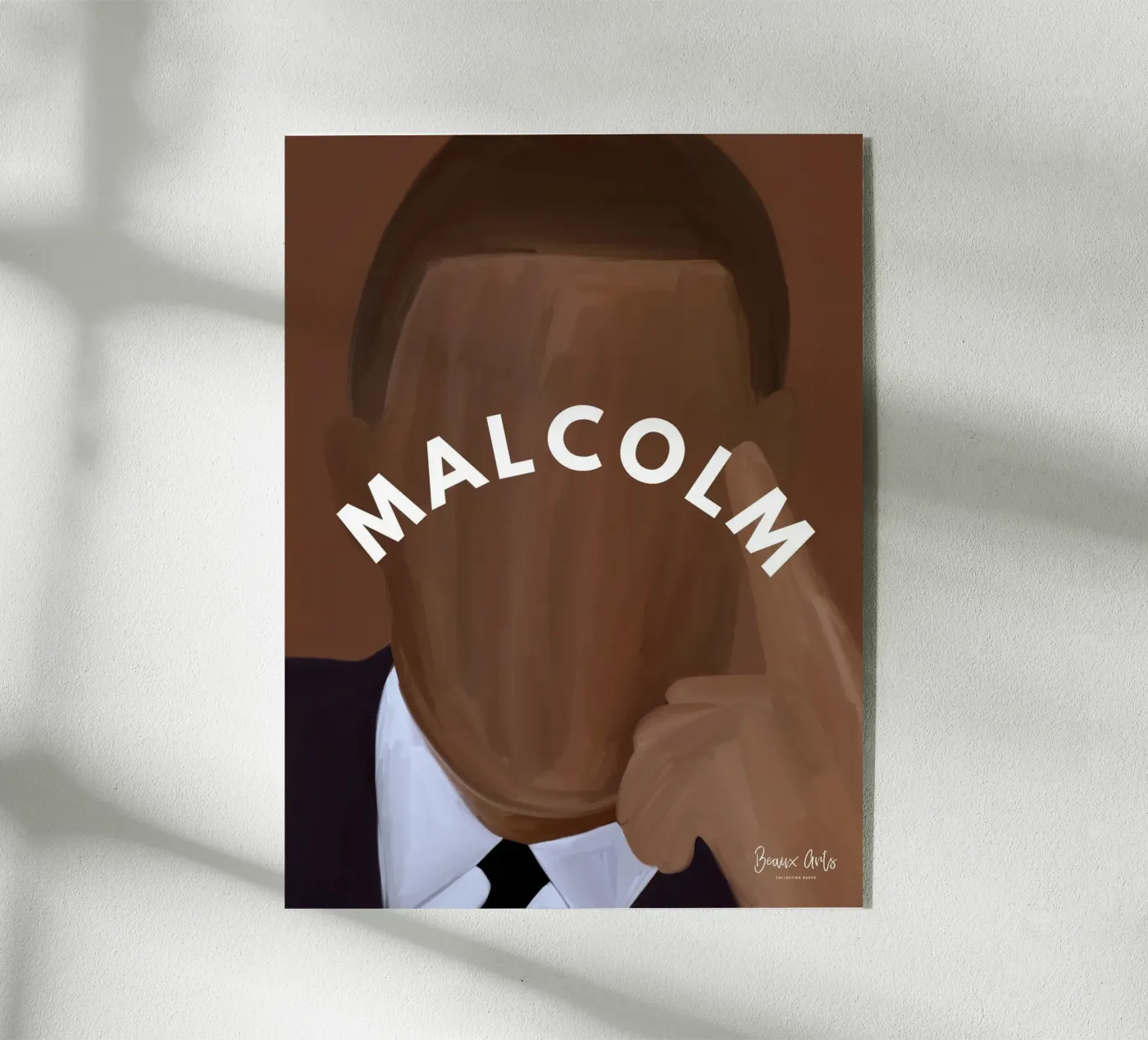 Malcolm's Reflection acryl van Mathudace Créas