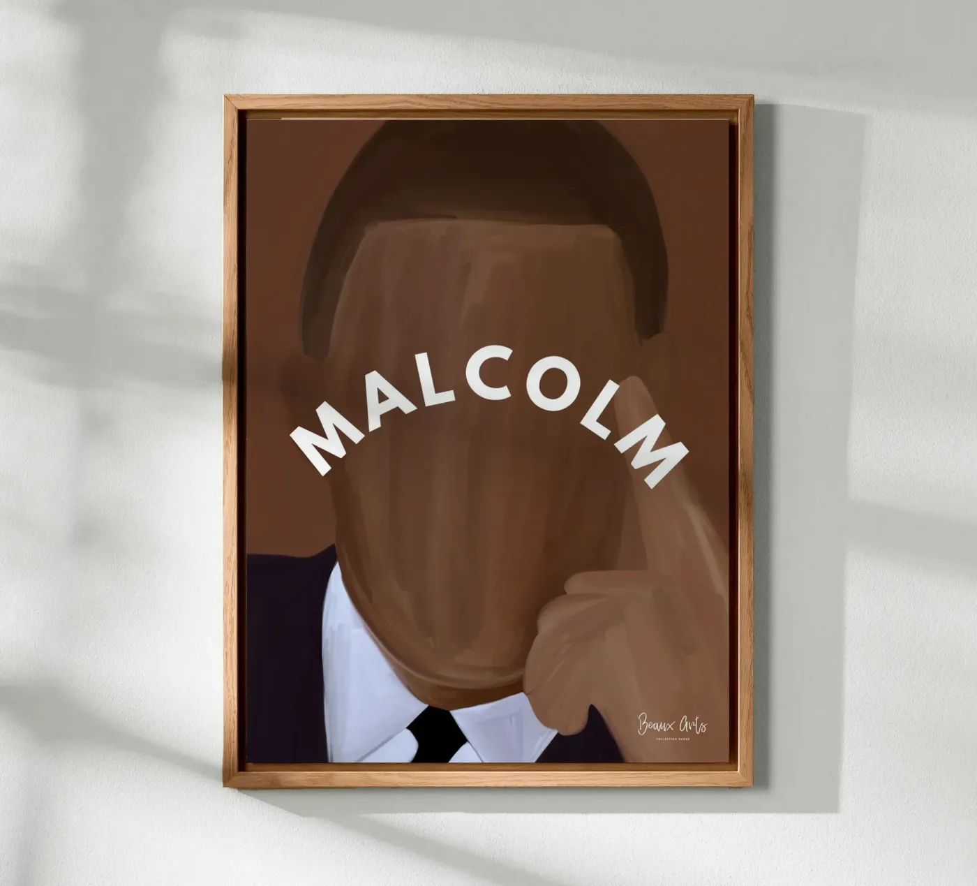 Malcolm's Reflection alluminio dibond da Mathudace Créas