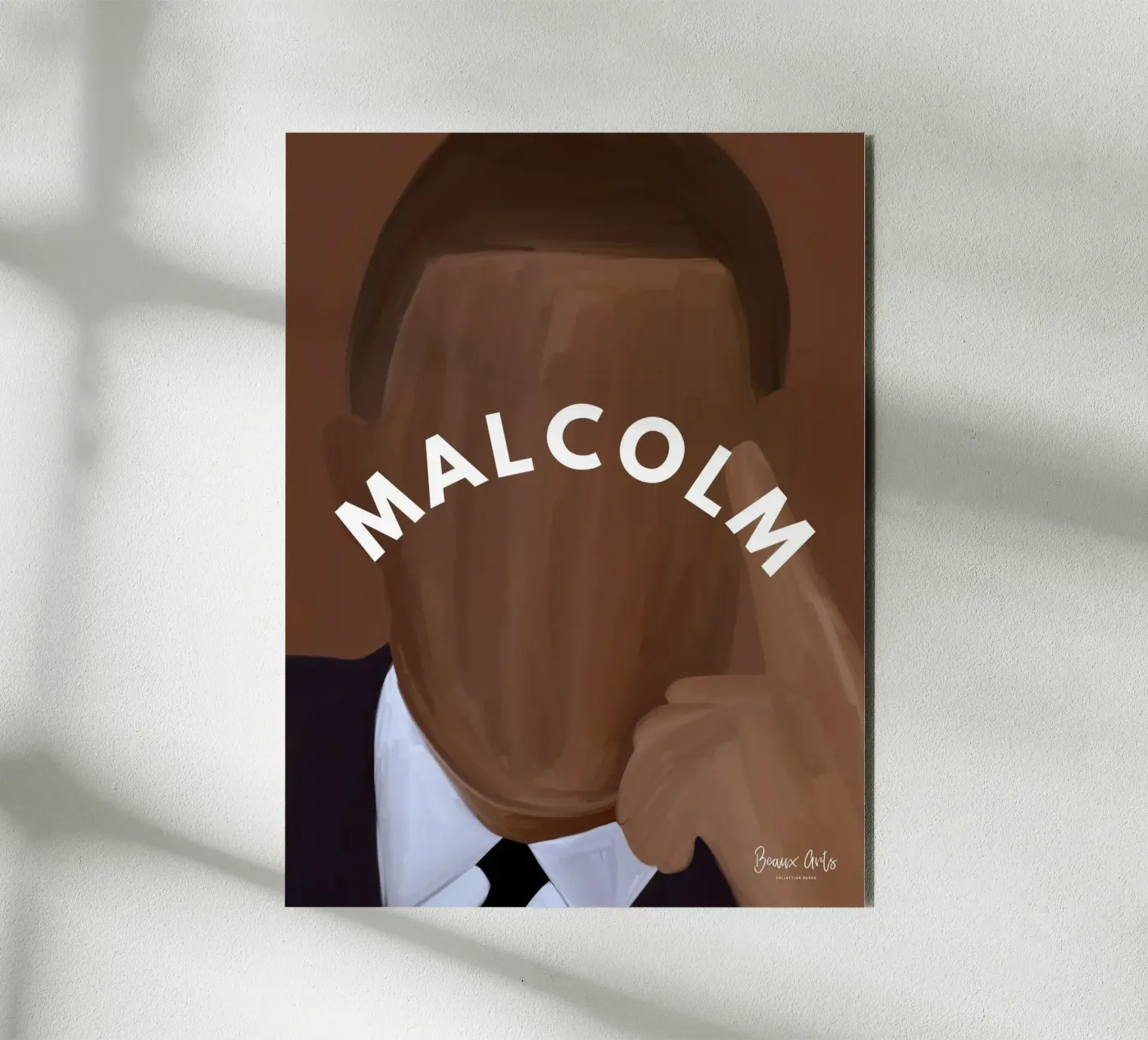 Malcolm's Reflection alluminio dibond da Mathudace Créas