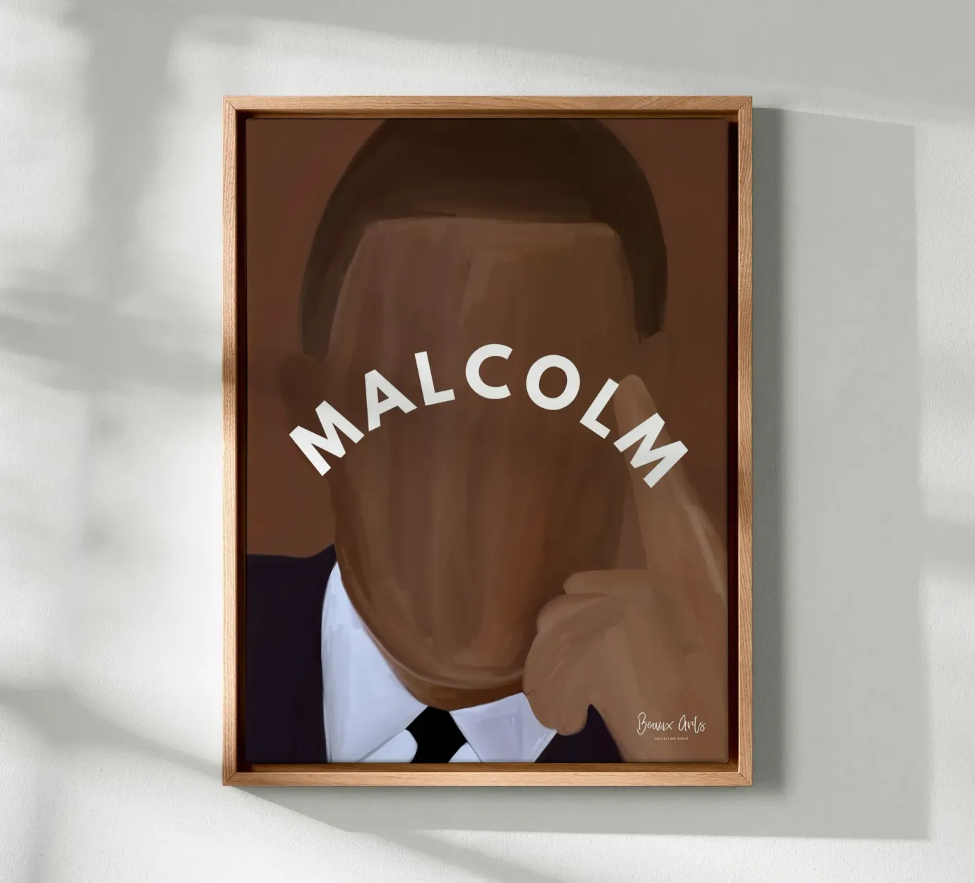 Malcolm's Reflection canvas van Mathudace Créas