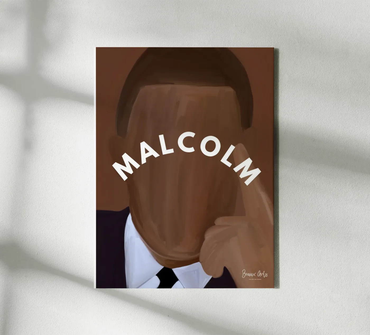 Malcolm's Reflection canvas by Mathudace Créas