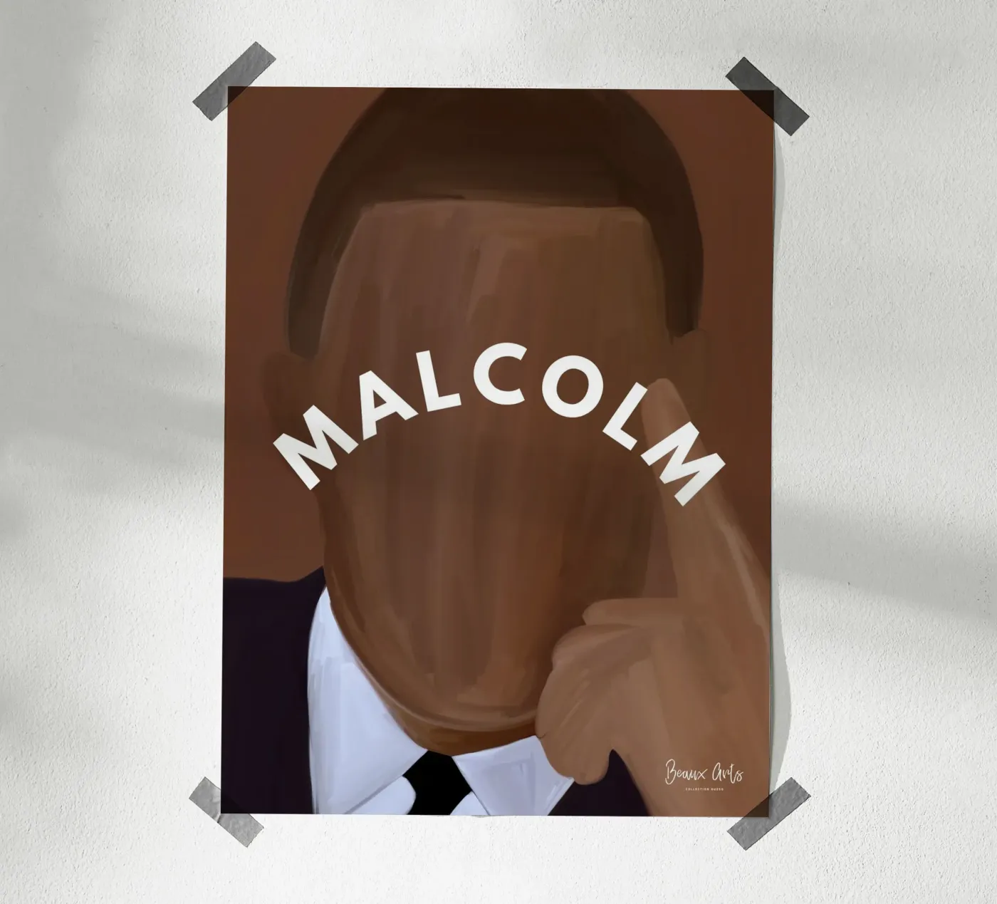 Malcolm's Reflection poster by Mathudace Créas