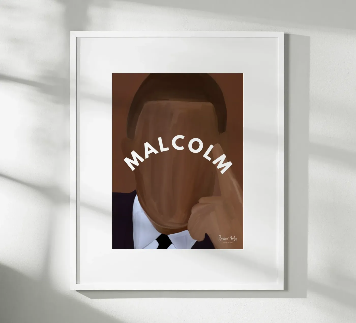 Malcolm's Reflection Poster von Mathudace Créas