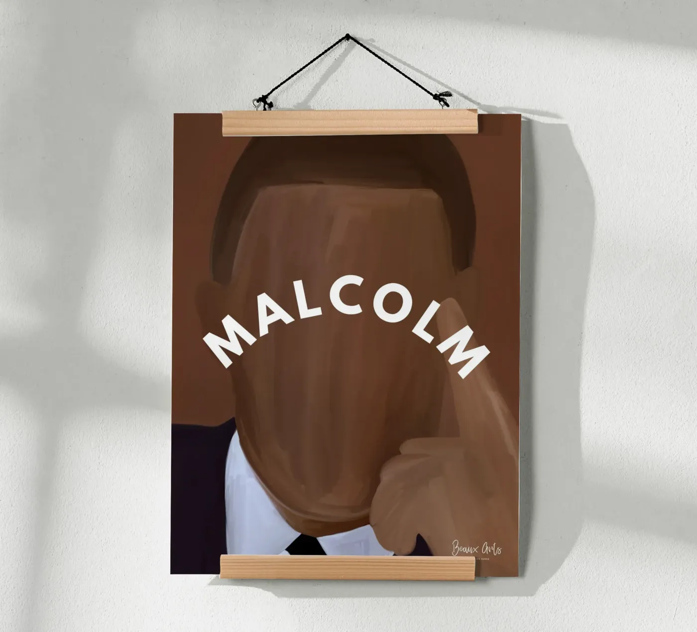 Malcolm's Reflection Poster von Mathudace Créas