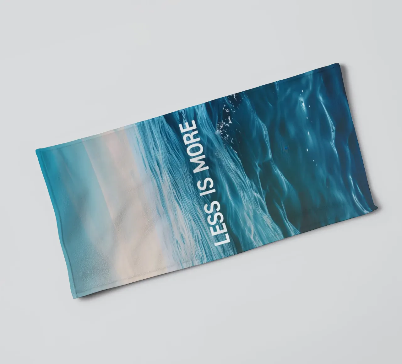 Less Is More | Motivation Poster towel by Autofocus