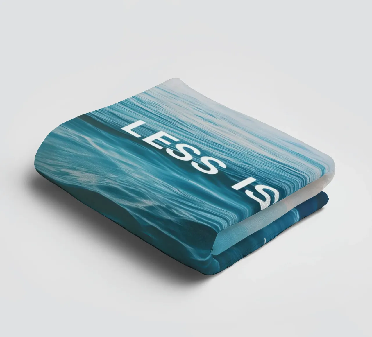 Less Is More | Motivation Poster towel by Autofocus