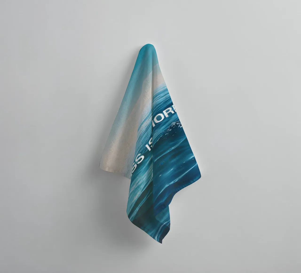 Less Is More | Motivation Poster towel by Autofocus