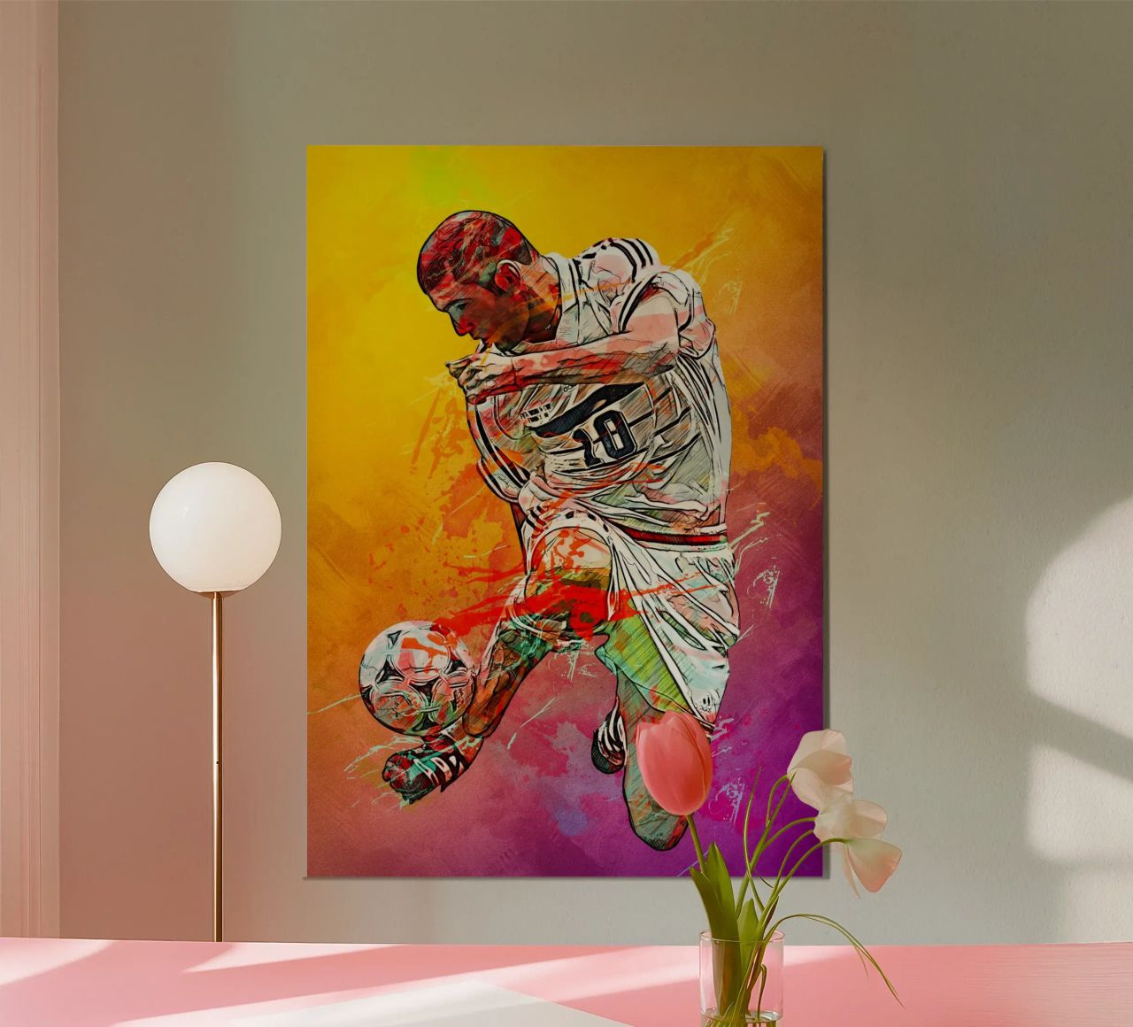 Zinedine Zidane France poster de tenten