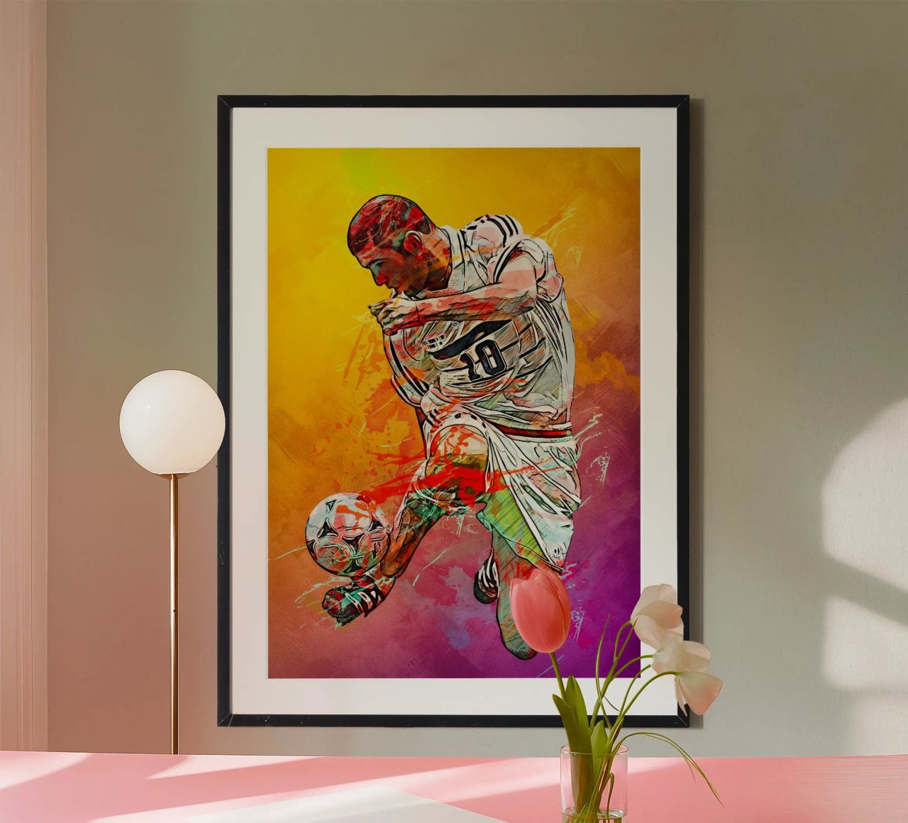 Zinedine Zidane France poster de tenten