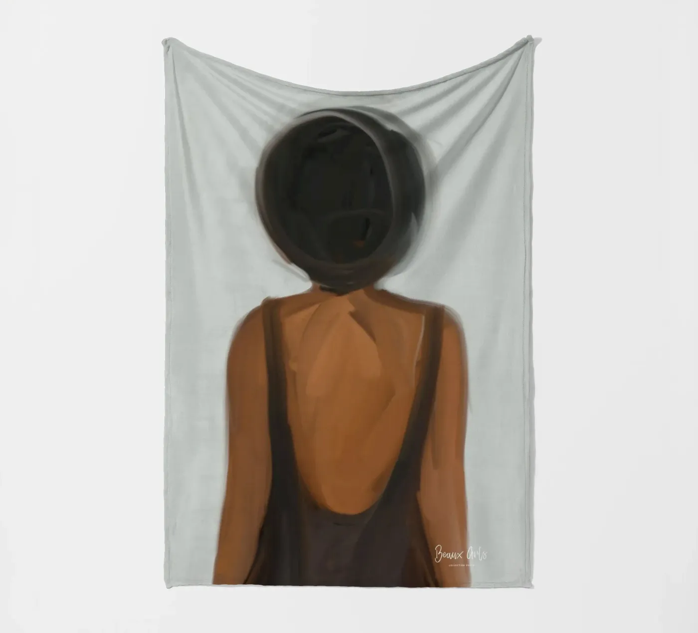 Afro Abstraction fleecedeken van Mathudace Créas