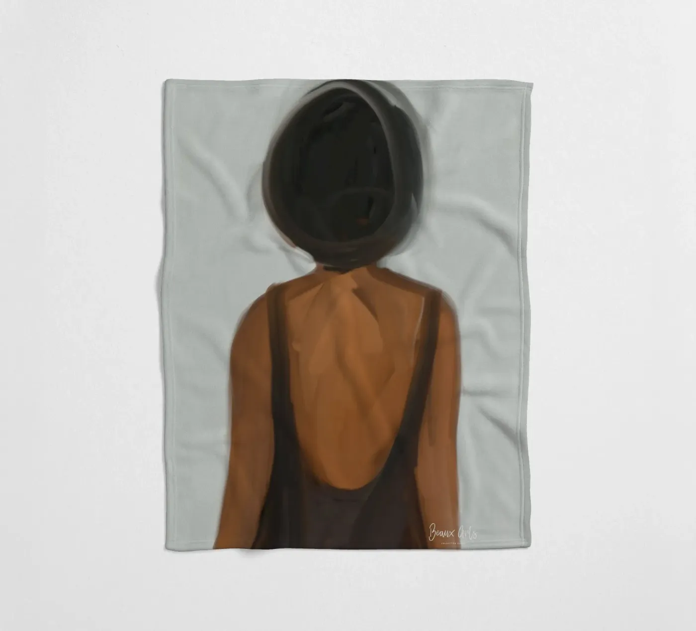 Afro Abstraction fleecedeken van Mathudace Créas