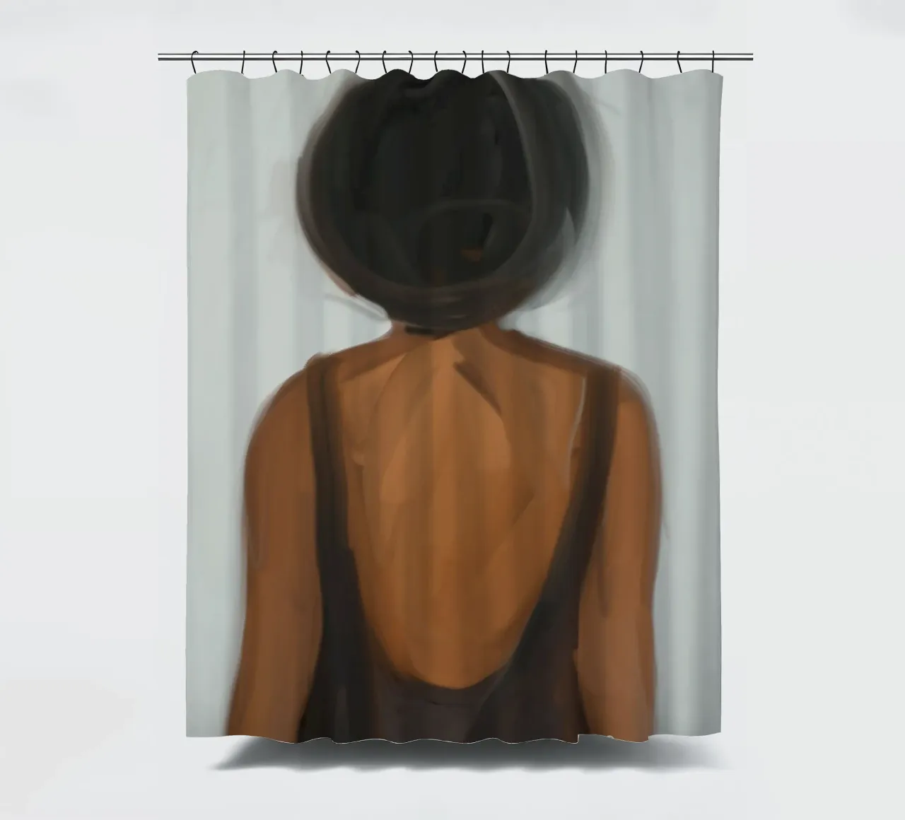 Afro Abstraction tenda da doccia da Mathudace Créas
