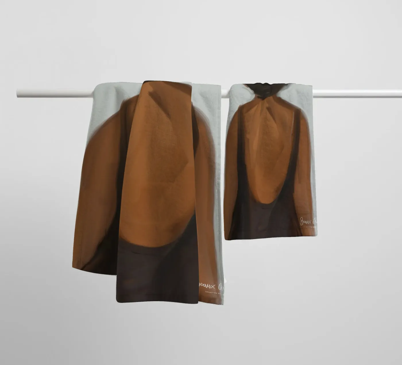 Afro Abstraction towel by Mathudace Créas