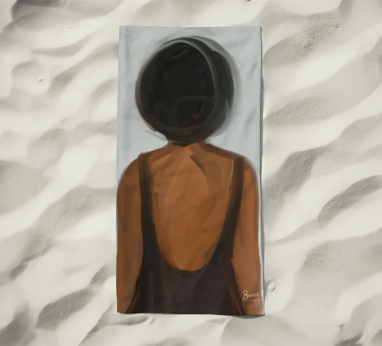 Afro Abstraction telo mare da Mathudace Créas