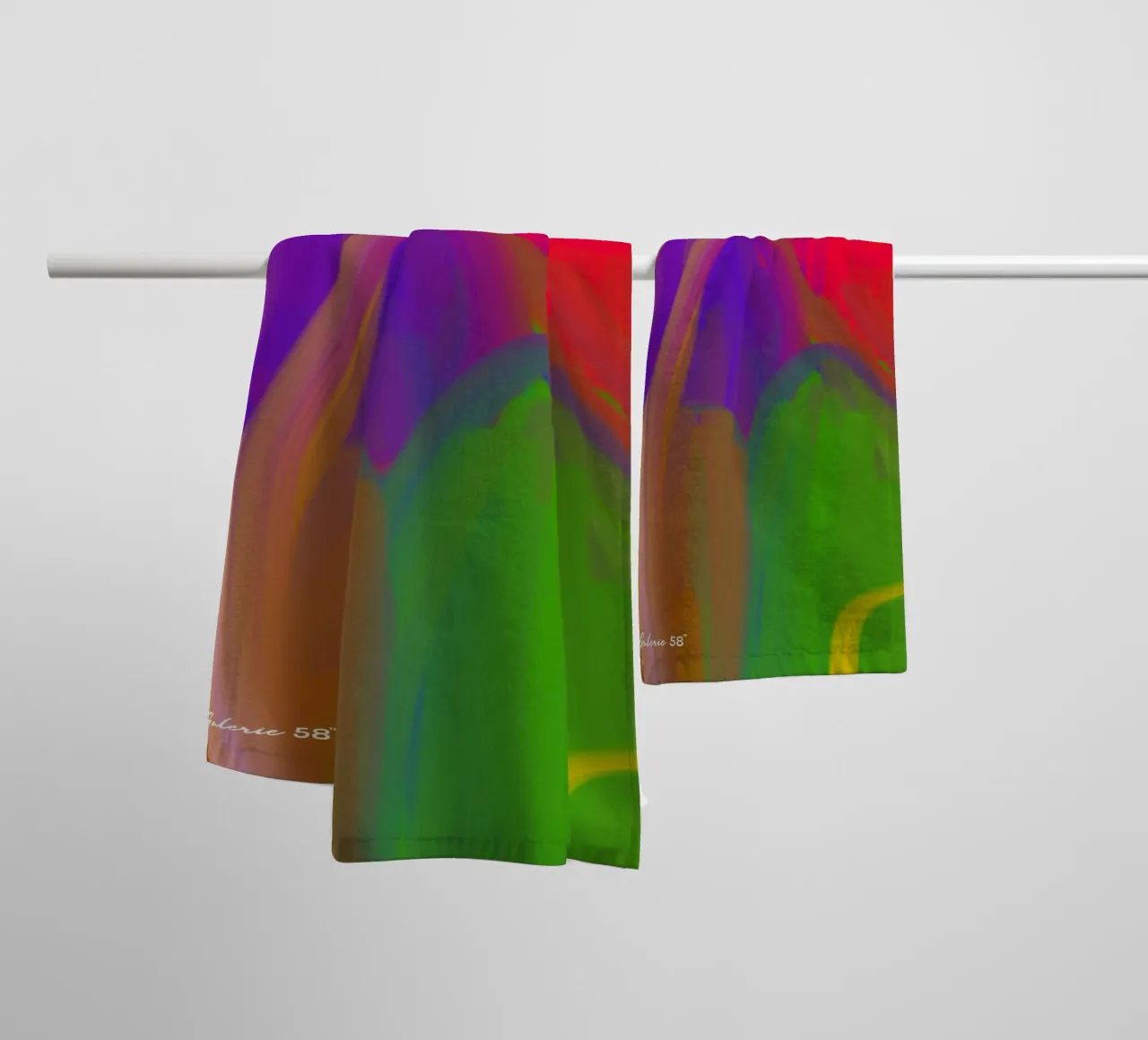 Radiant Movement towel by Mike Leymi