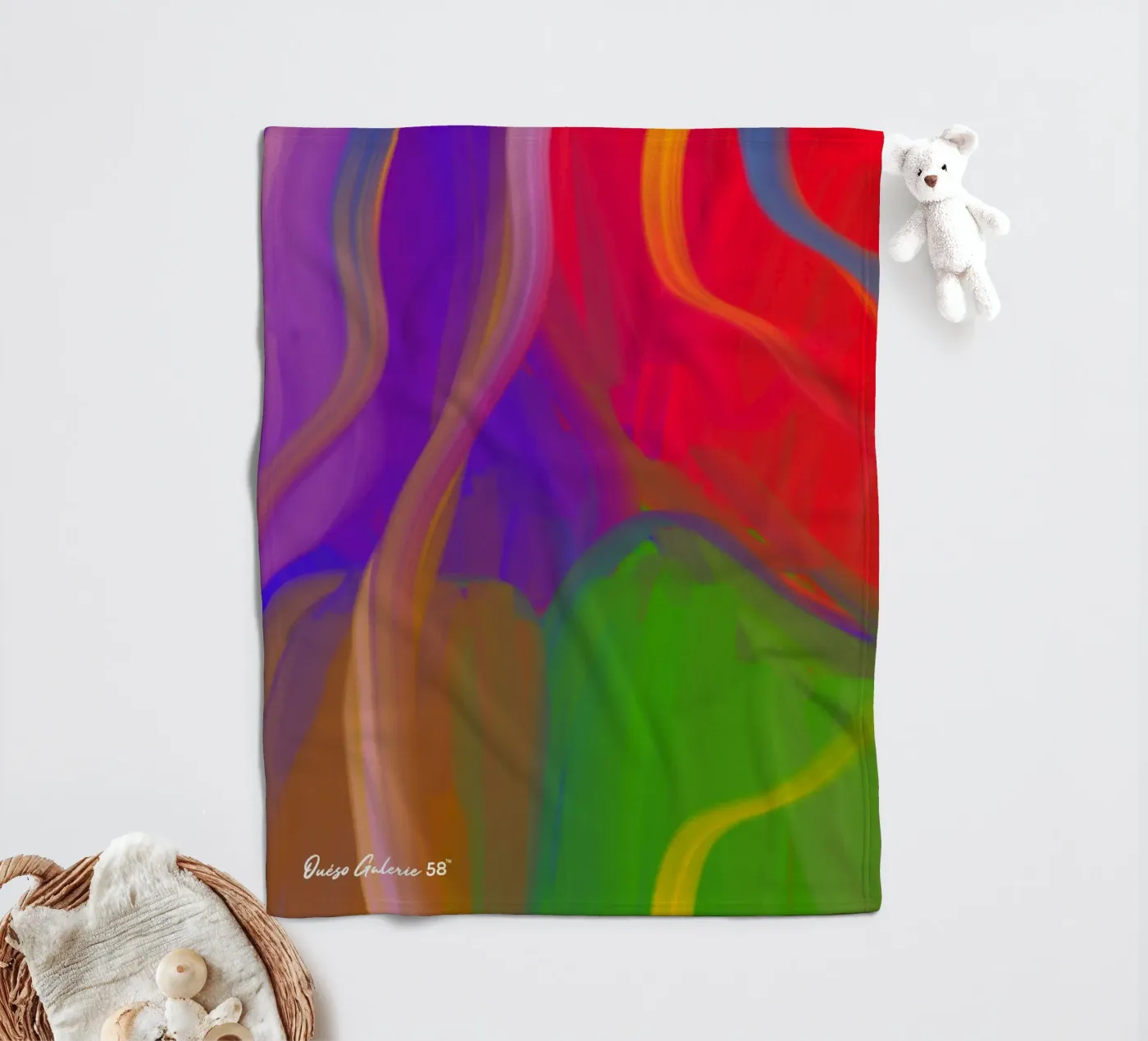 Radiant Movement Fleecedecke von Mike Leymi