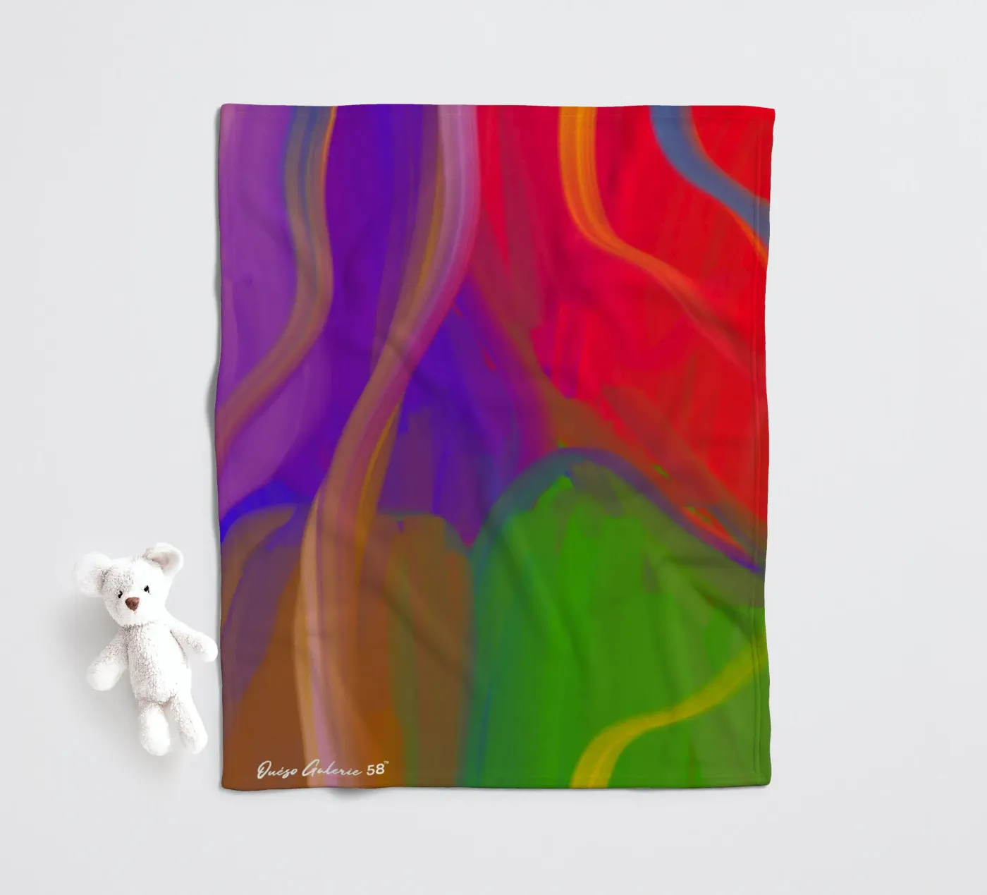 Radiant Movement Fleecedecke von Mike Leymi