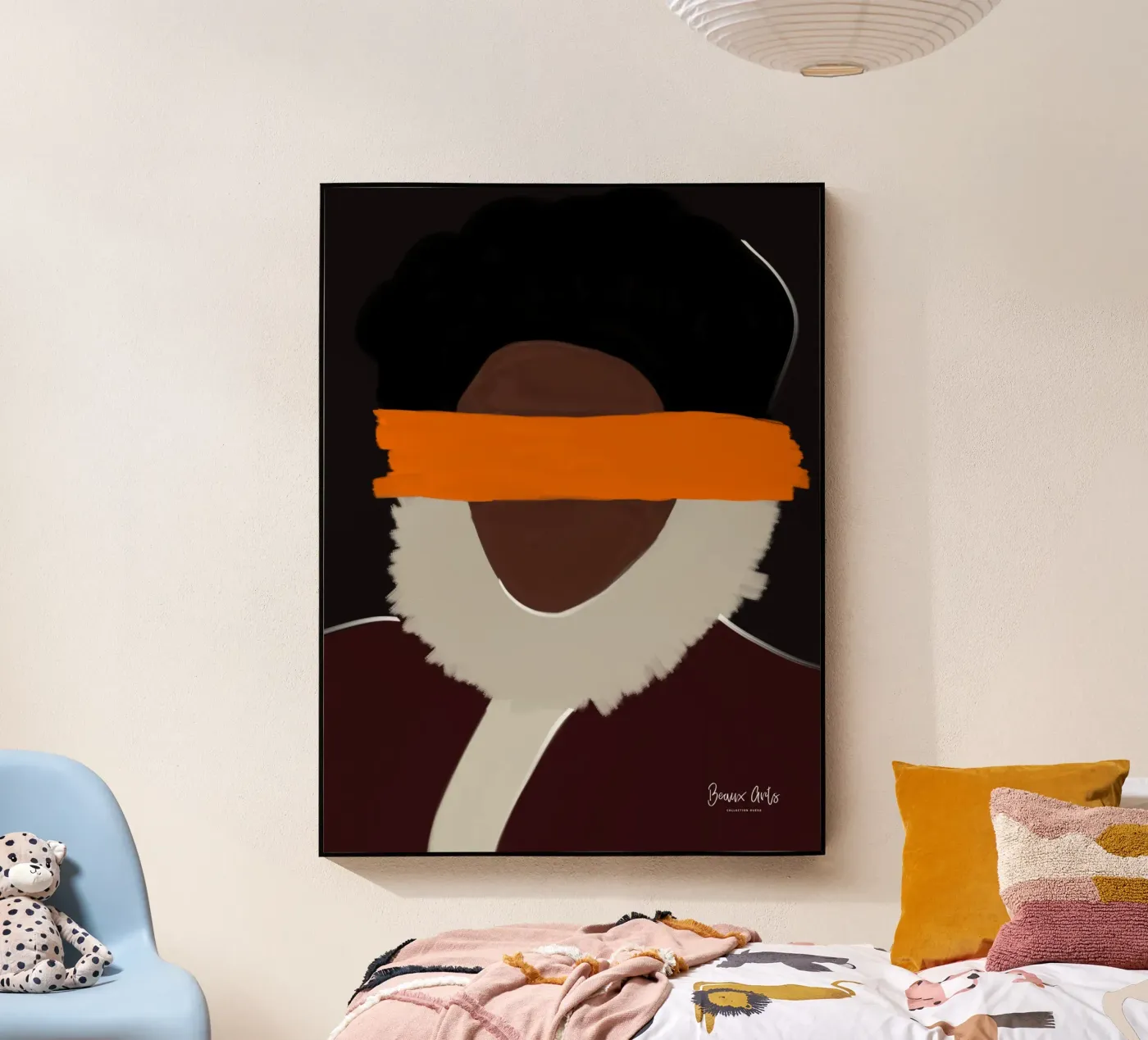 Afro Enigma Acryl-Glas von Mathudace Créas