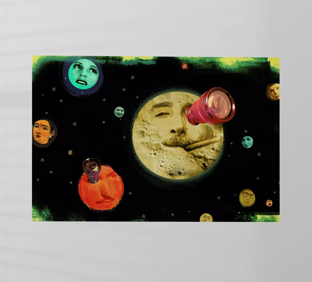 Looking For Life On Other Planets pellicola backlit da Ellen Weinstein