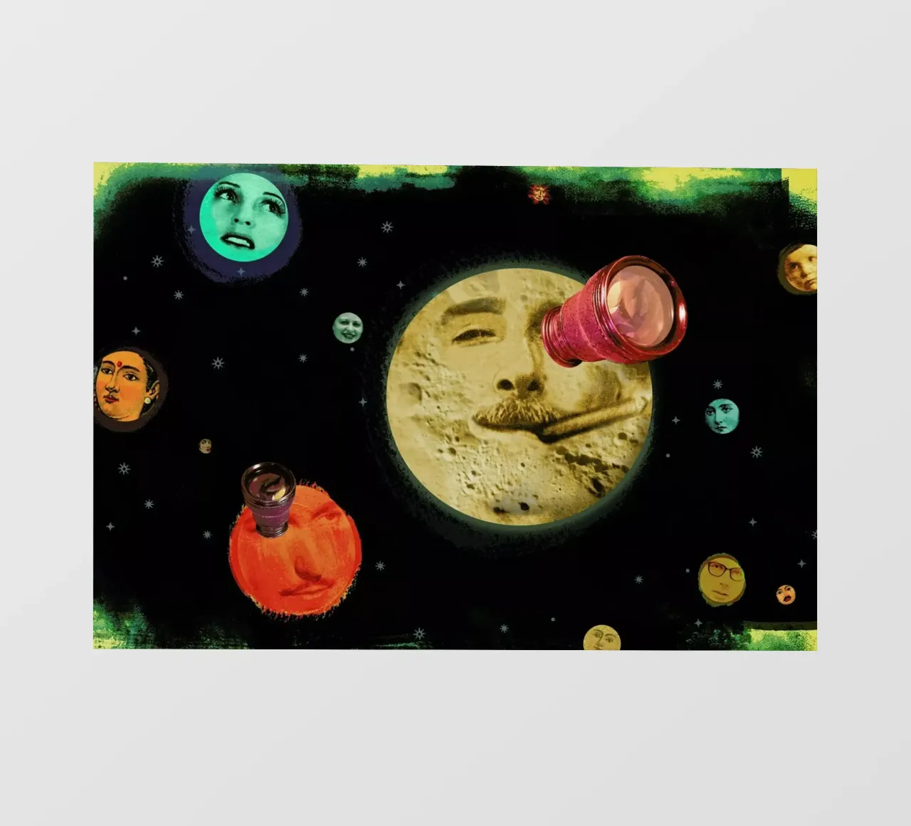 Looking For Life On Other Planets pellicola backlit da Ellen Weinstein