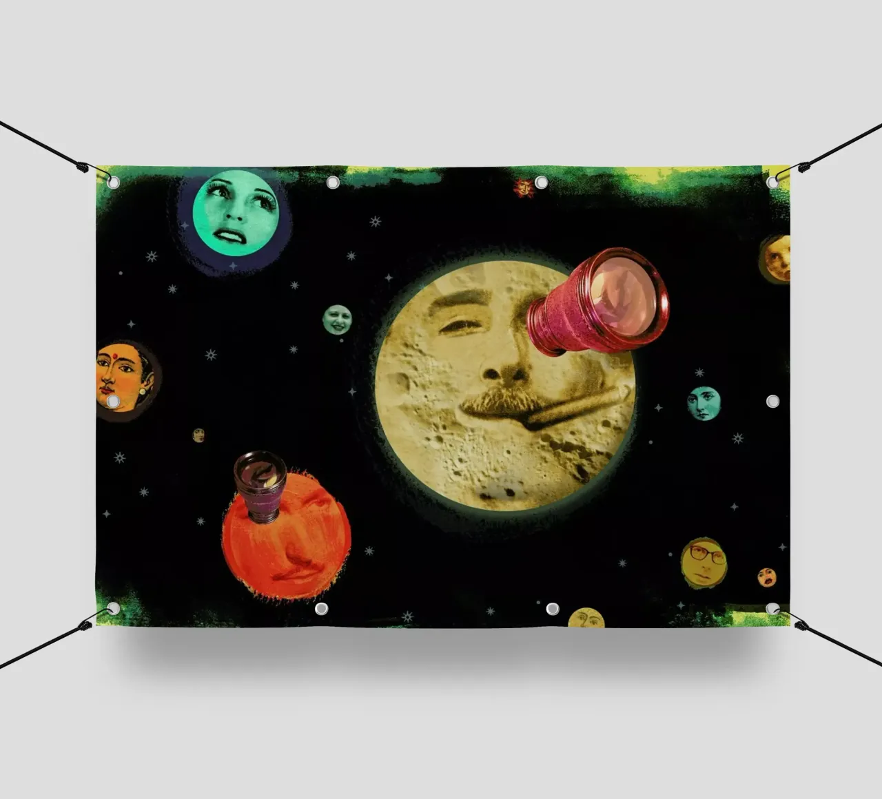 Looking For Life On Other Planets telo in pvc da Ellen Weinstein