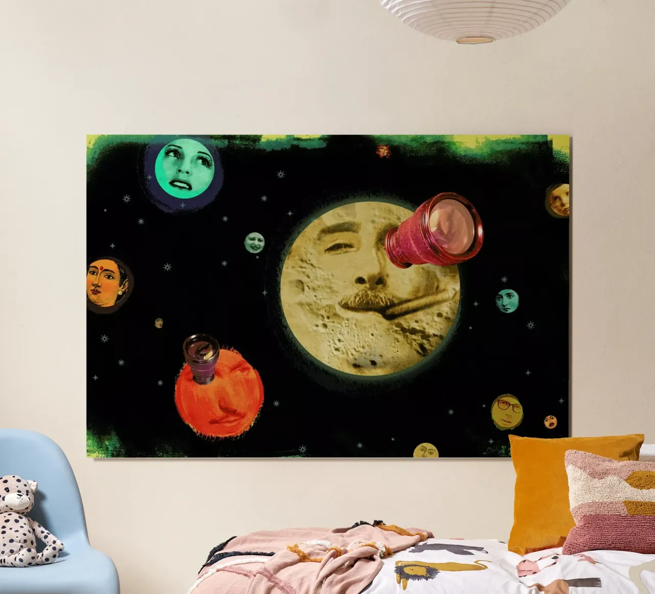 Looking For Life On Other Planets poster con telaio in legno da Ellen Weinstein
