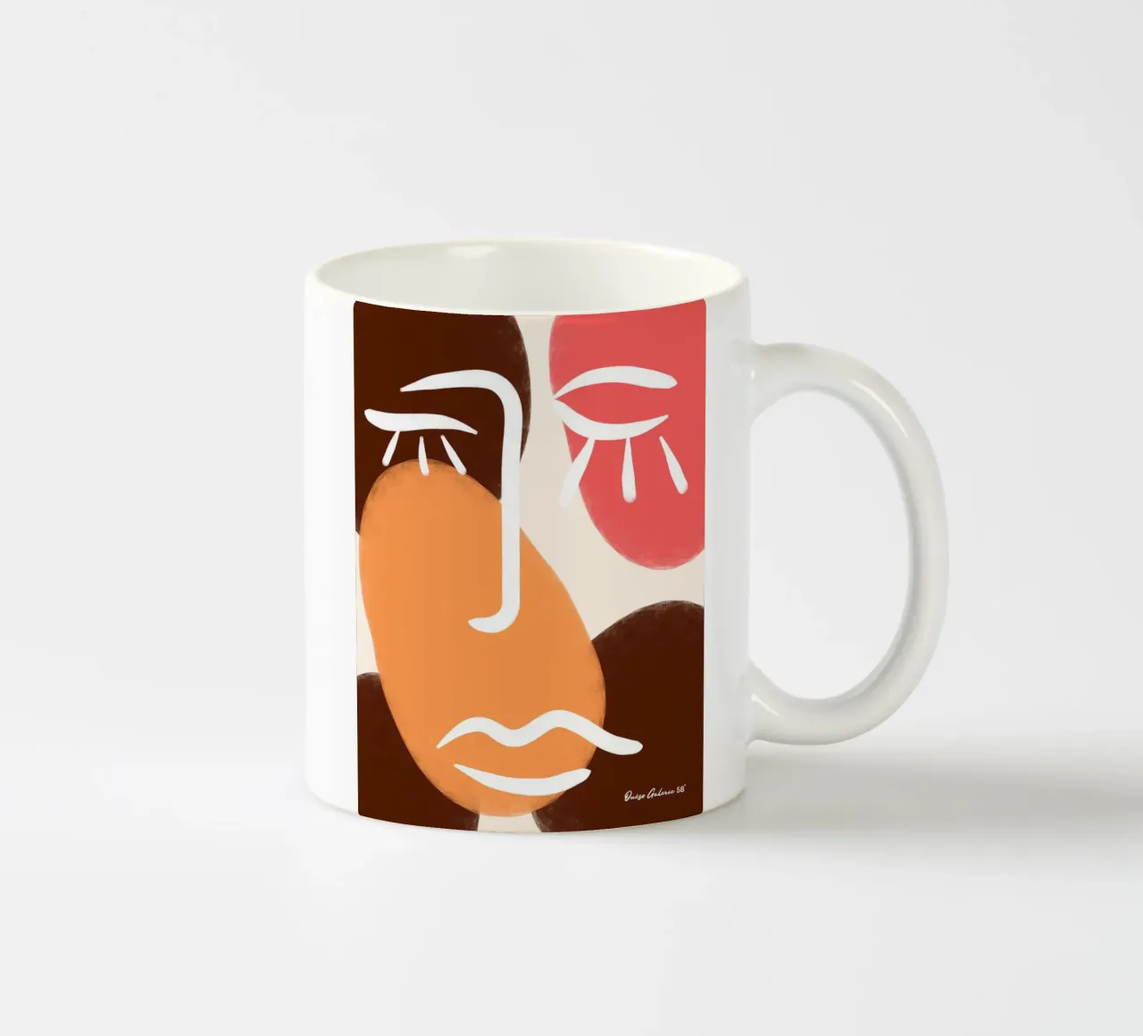 Burst of Color tazza in ceramica da Mike Leymi