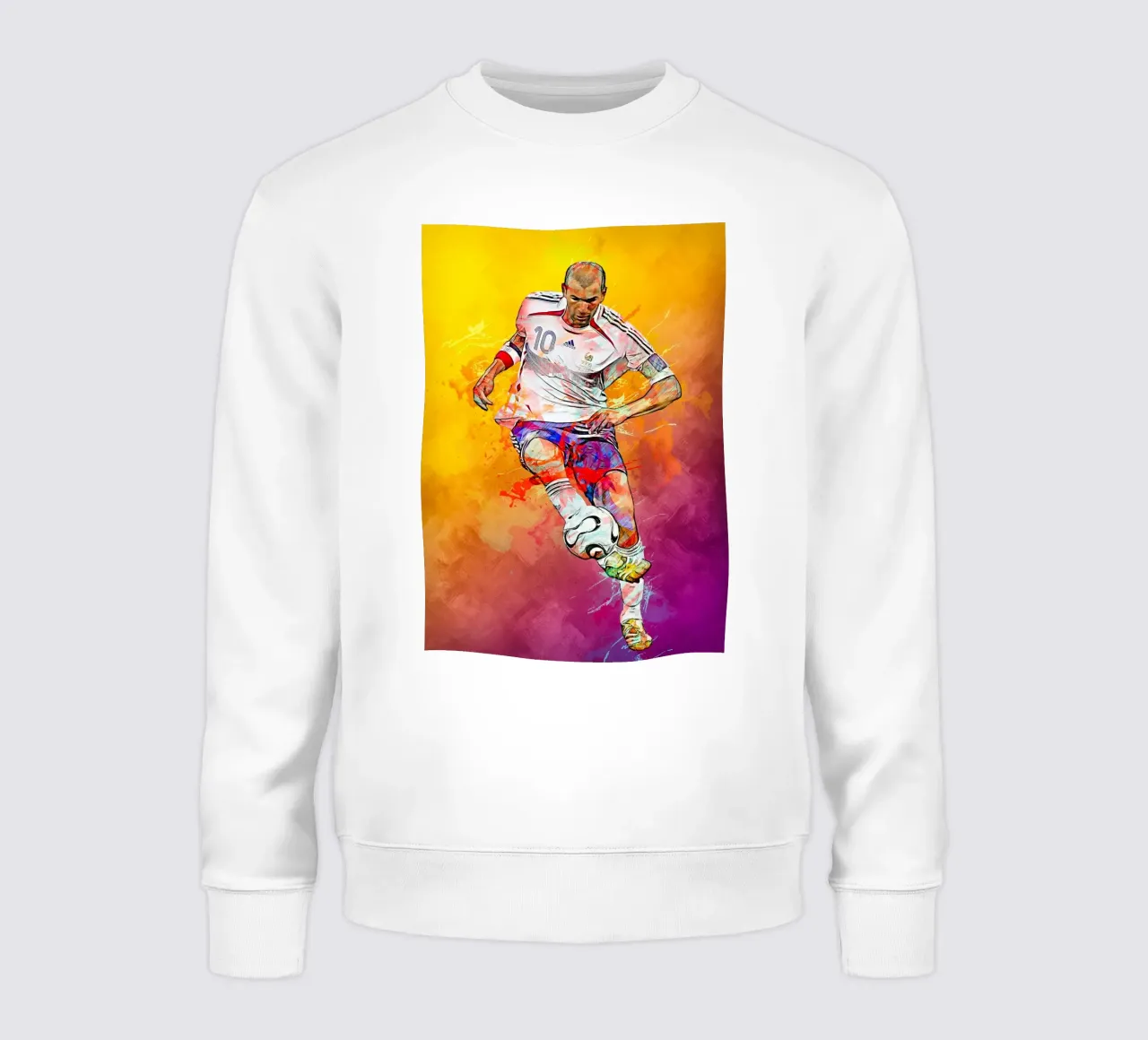 zinedine zidane felpa da tenten