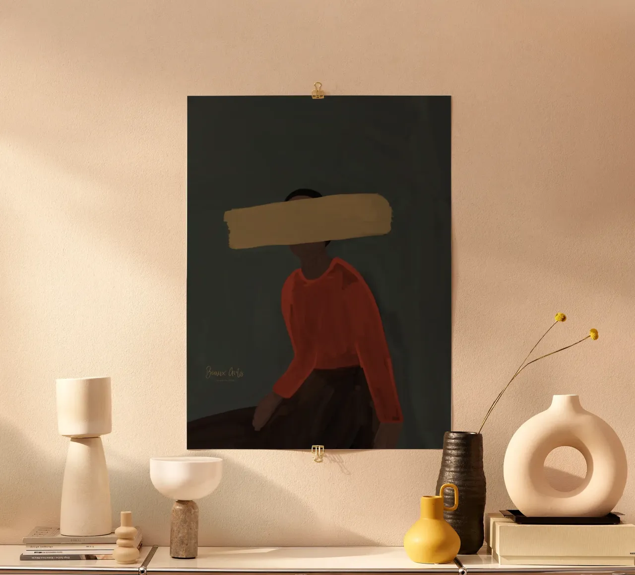 Afro Anonymity poster da Mathudace Créas