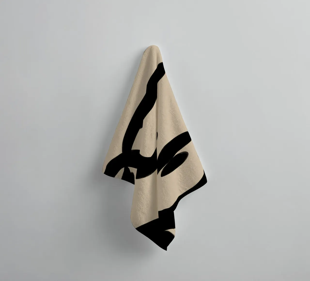 Lyrical Shapes asciugamano da bagno da Mike Leymi