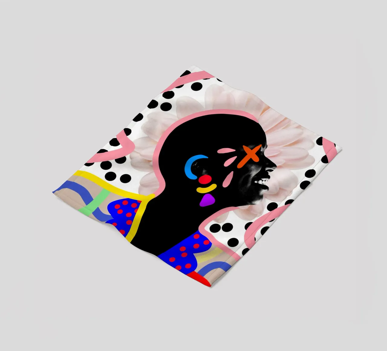 Afro Expressions coperta in pile da Mathudace Créas