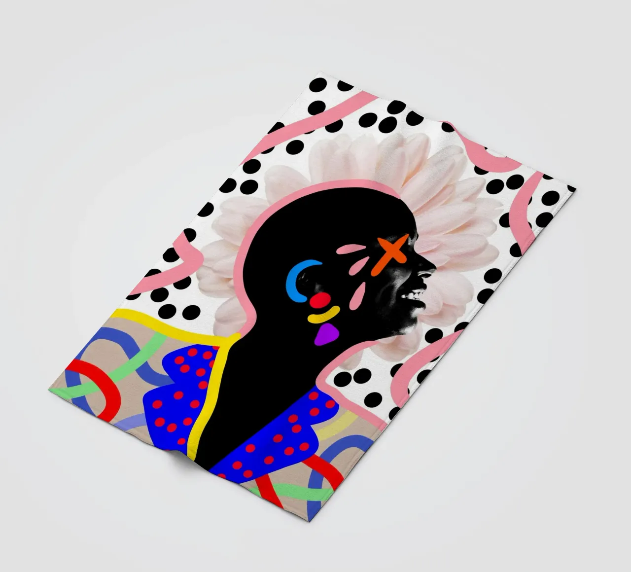 Afro Expressions coperta in pile da Mathudace Créas